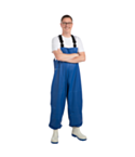 FOILER PANTS - cotte à bretelles