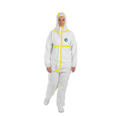Tuta impermeabile DISPOGUARD4000 mono lampo cappuccio, Cat. III Tipo 3/4/5/6 (XL